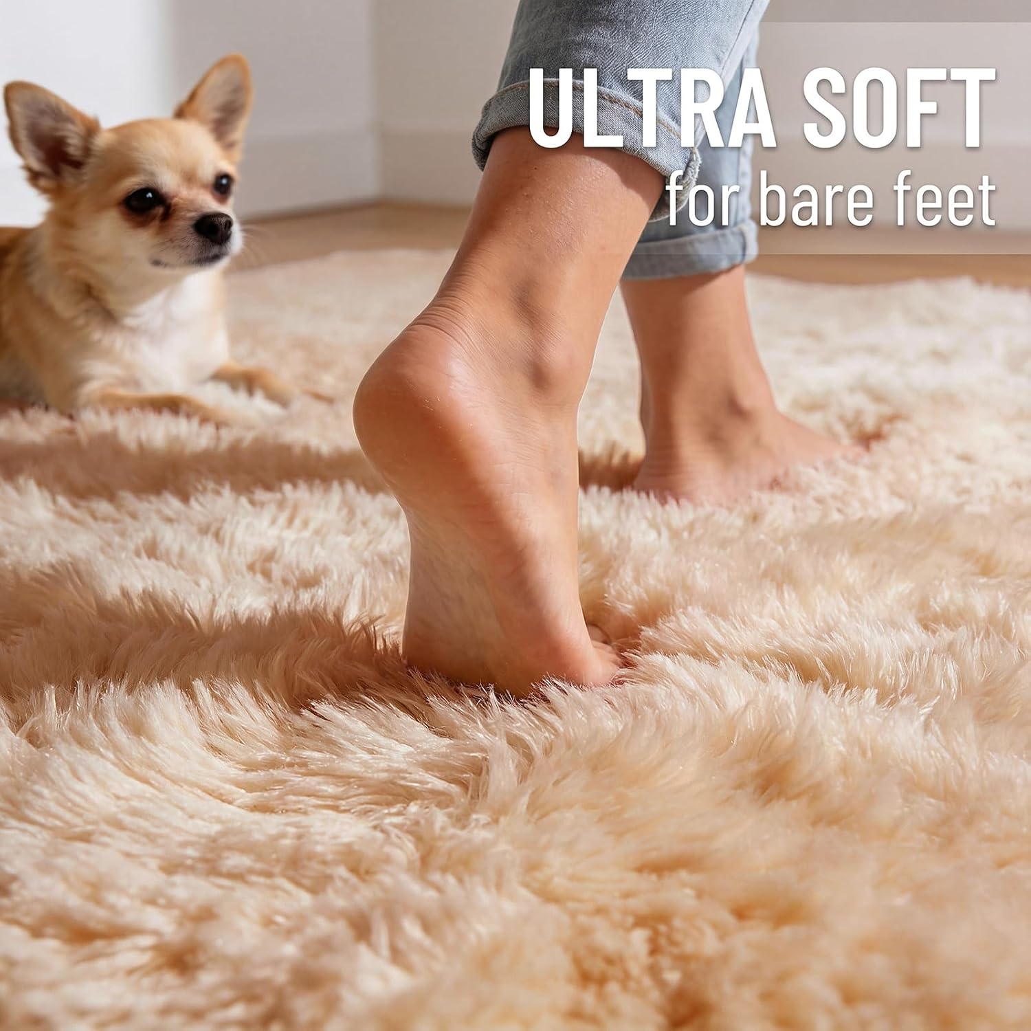 Washable Fluffy Area Rug