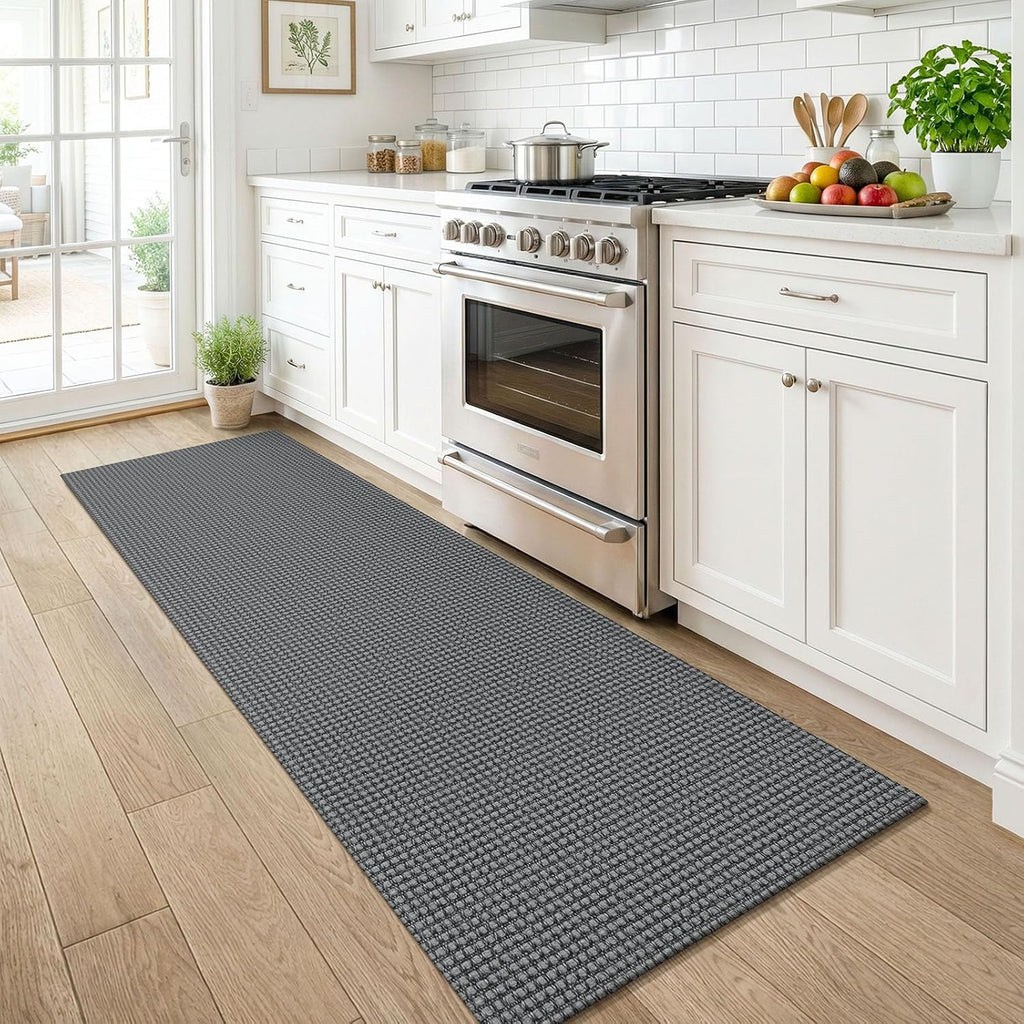 2x6 Grey Washable Hall Runner