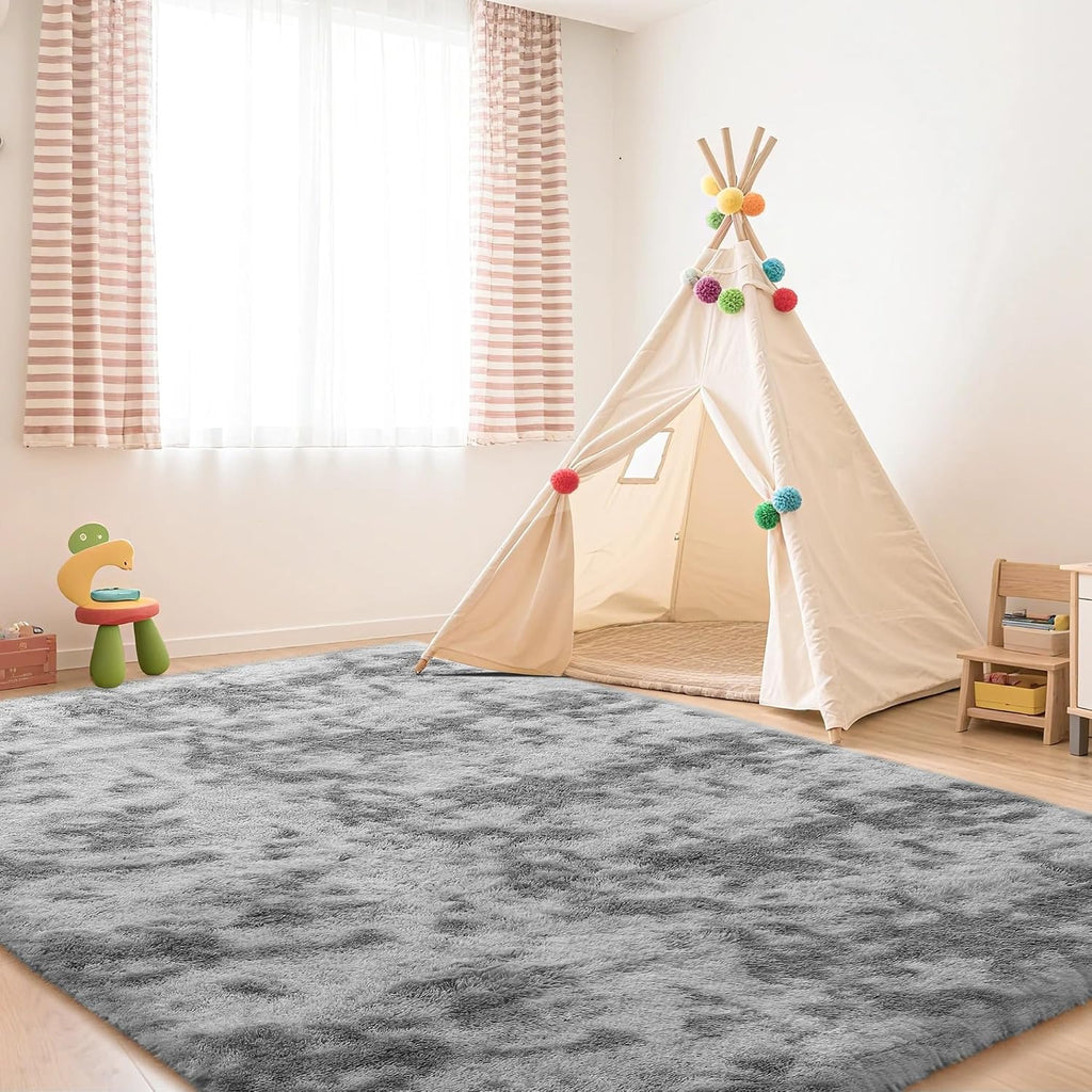 9x12 Fluffy Faux Fur Area Rug