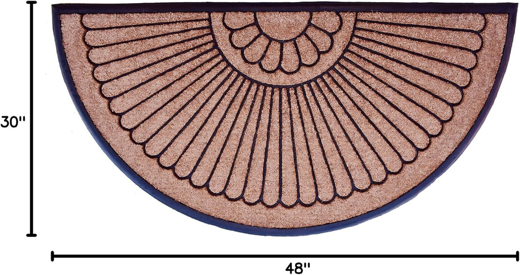 Mills Shell Coir Rubber Doormat