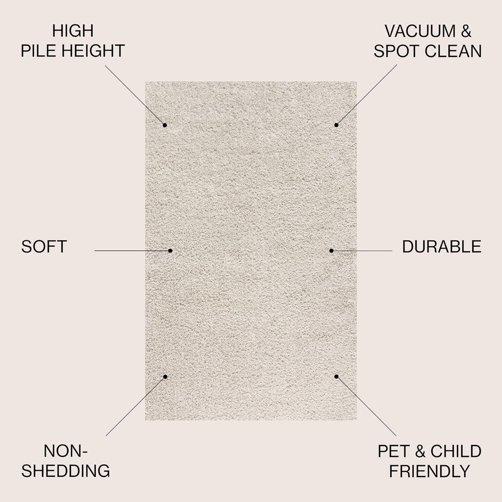 Shag Plush Area Rug