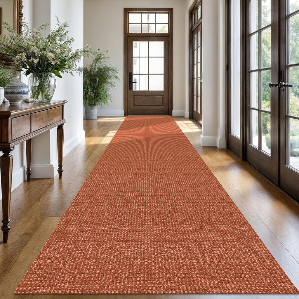 3x16 Orange Washable Hallway Runner
