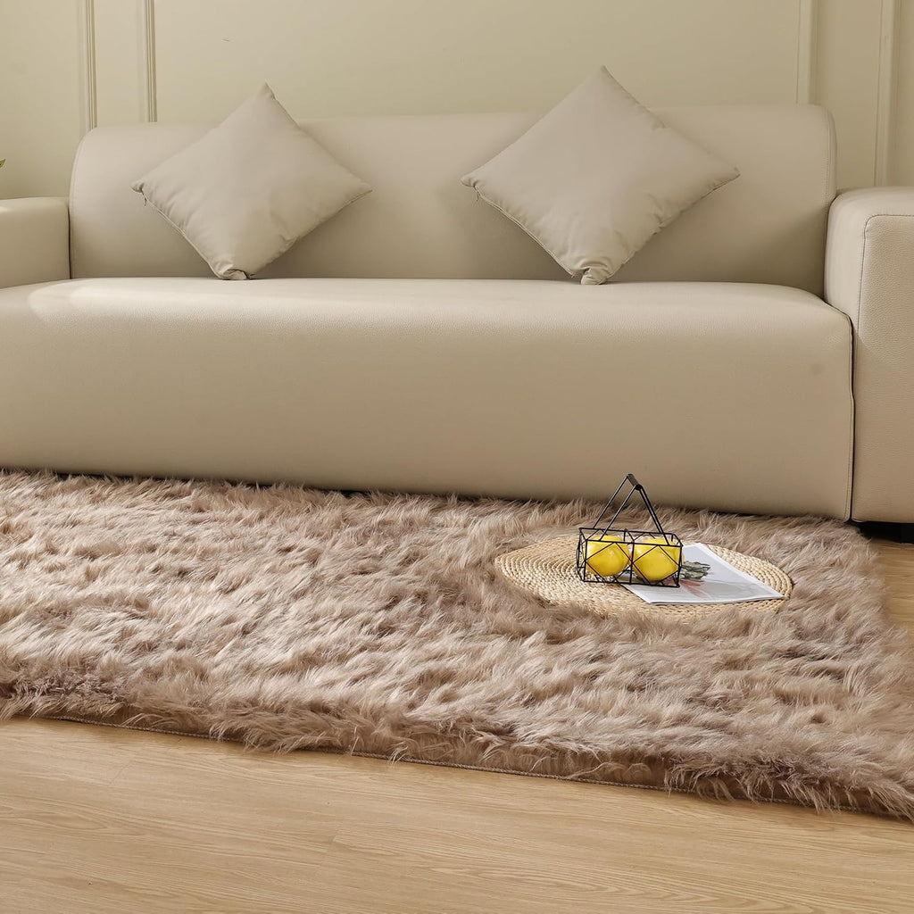 Faux Sheepskin Area Rug