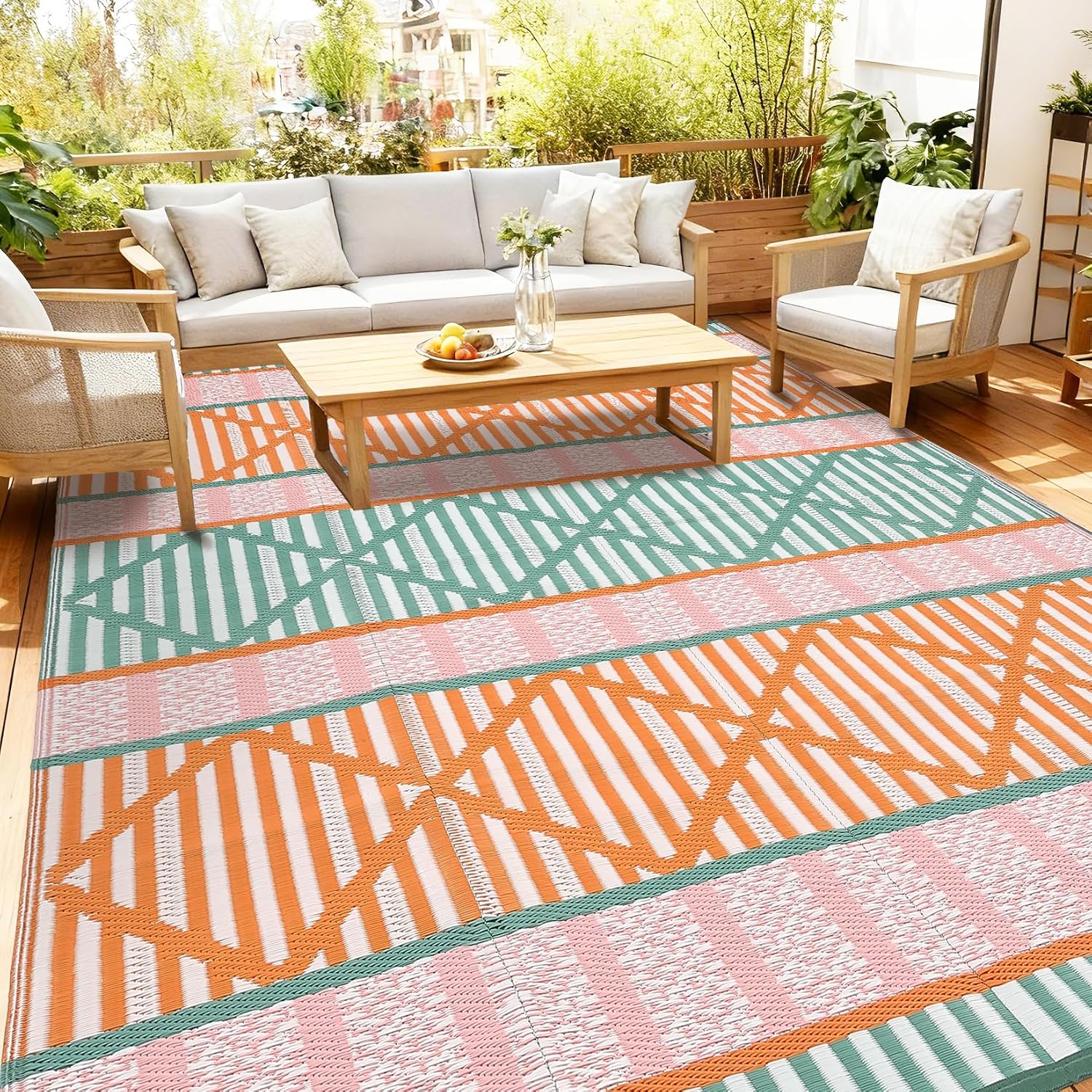 9x18 Large Waterproof Outdoor Rug