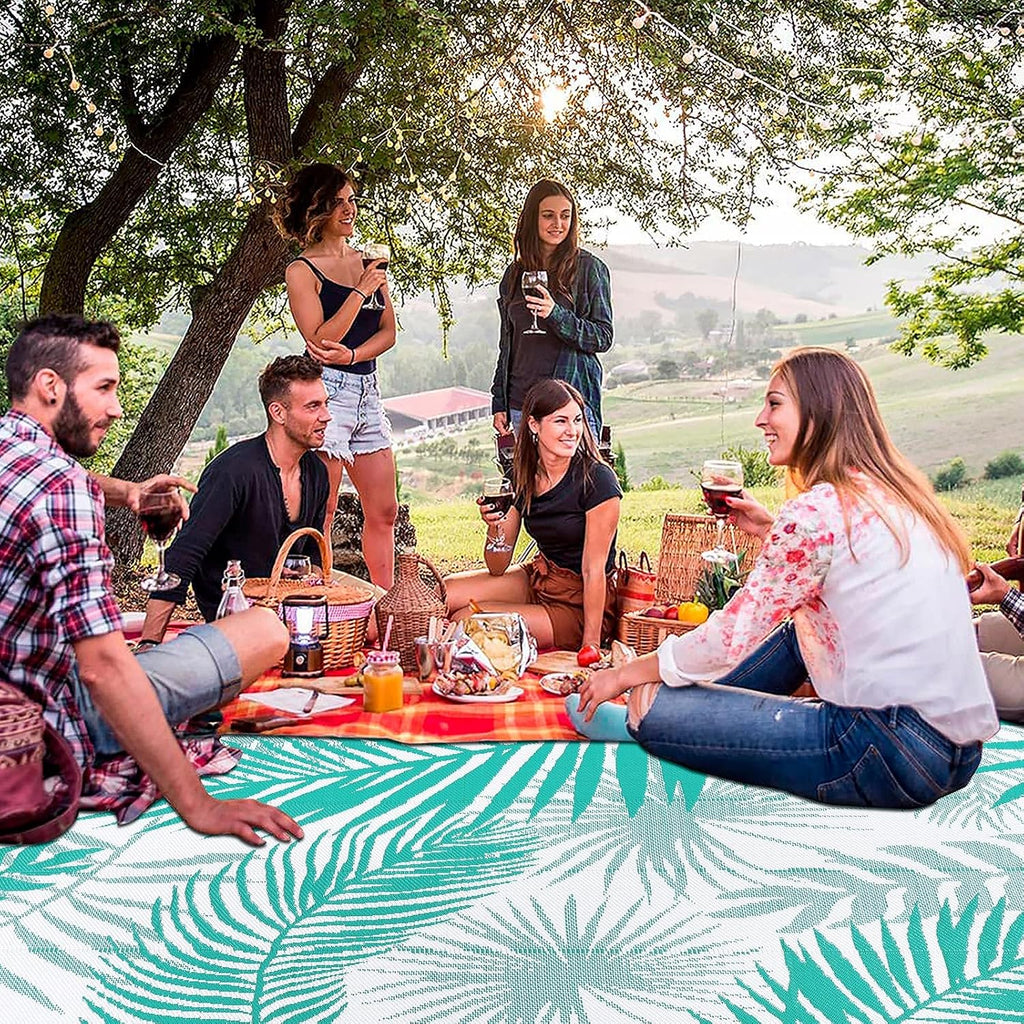 5x7 Waterproof Reversible Outdoor Rug