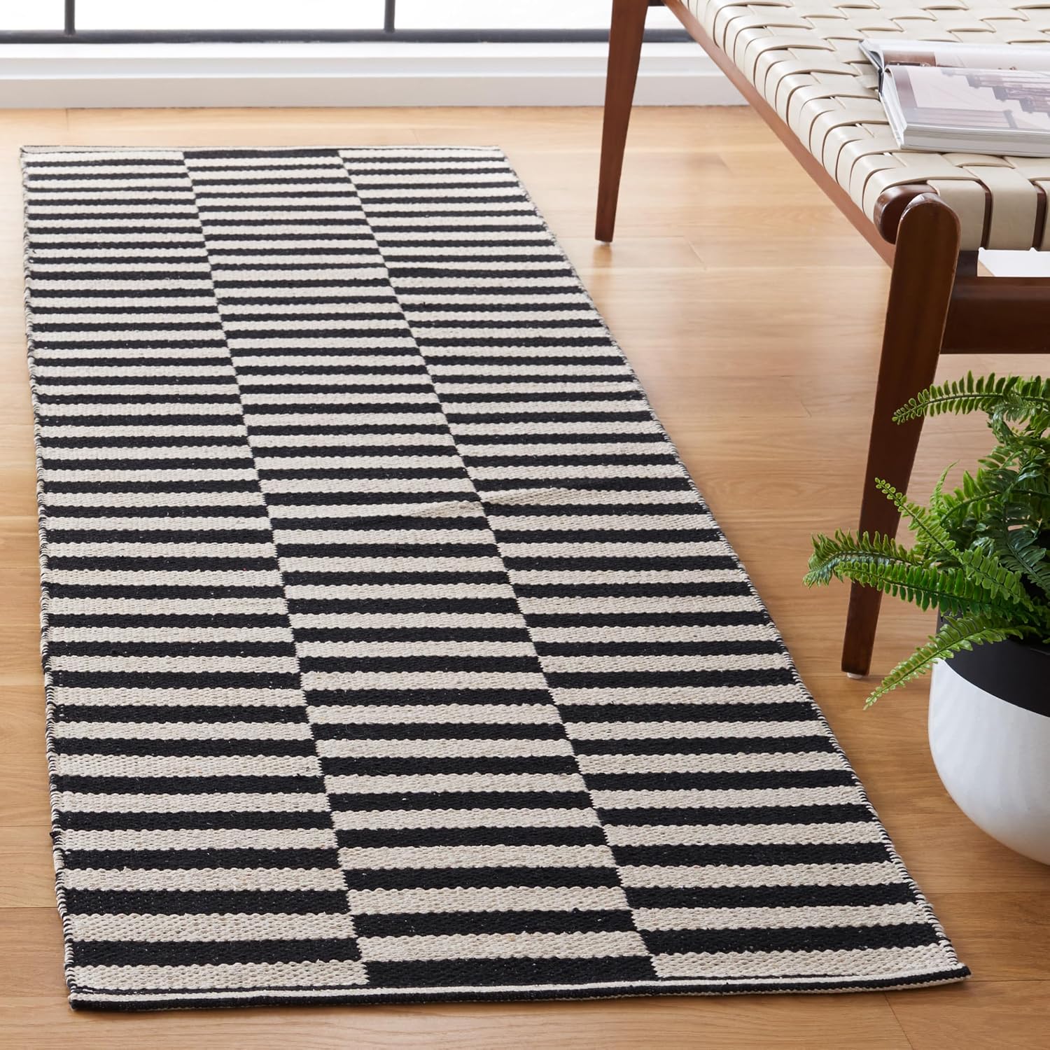 Montauk Striped Cotton Runner Rug