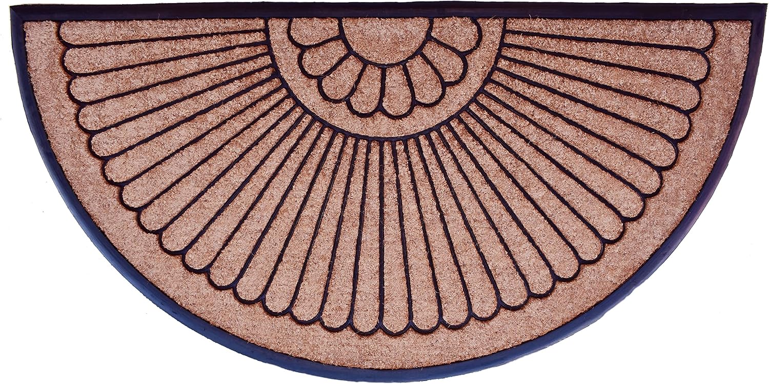 Mills Shell Coir Rubber Doormat