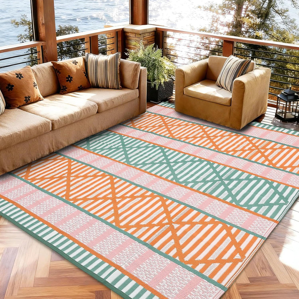 9x18 Large Waterproof Outdoor Rug