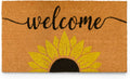 Sunflower Coco Coir Welcome Mat